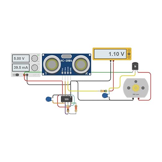 HC-SR04 Ultrasonic Distance Measuring Sensor For Development Board And Robot-Pack Of 1 - Image 3